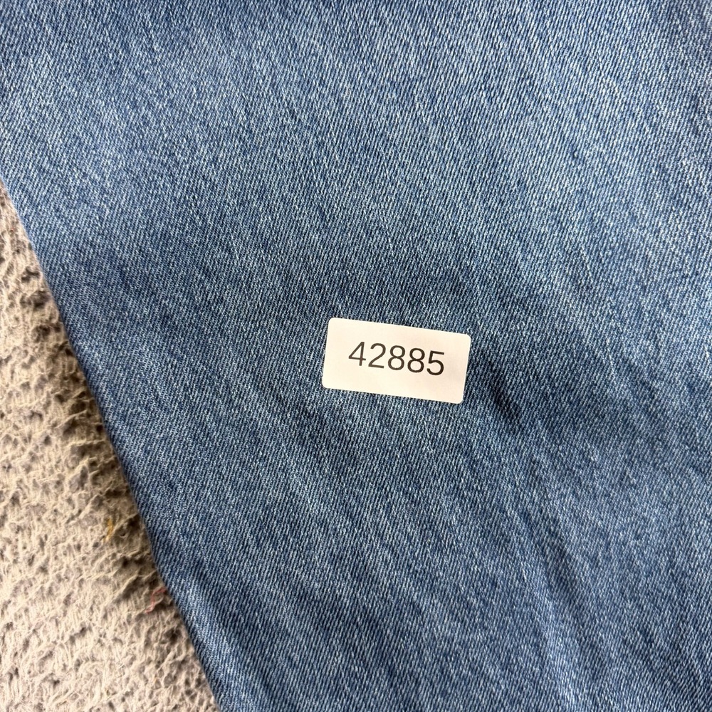 Levi's 505 Jeans Mens 42x30 Blue Cotton Denim Straight Leg Baggy Faded Workwear - Picture 10 of 10